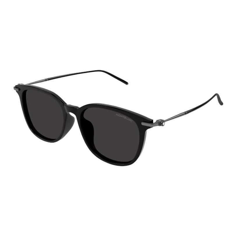 

MONTBLANC Круглые солнцезащитные очки, Black