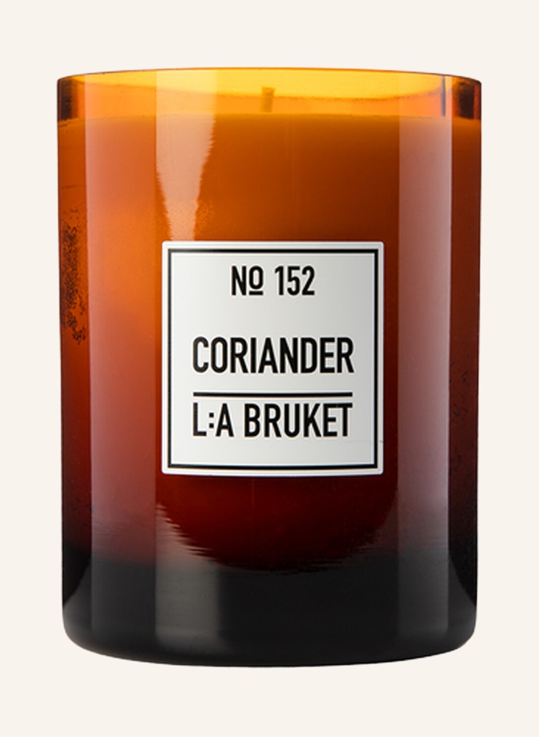 

Ароматическая свеча, высота: 12 см. L:A Bruket, коричневый