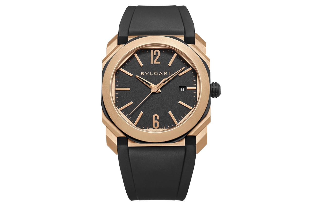 

BVLGARI Часы Men's OCTO Watch, Matte Gray