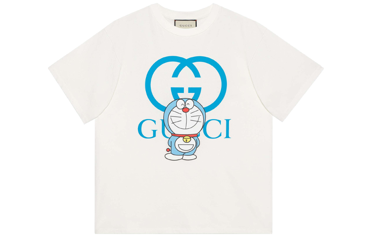 

Doraemon X Футболка мужская цвета слоновой кости Gucci, белый