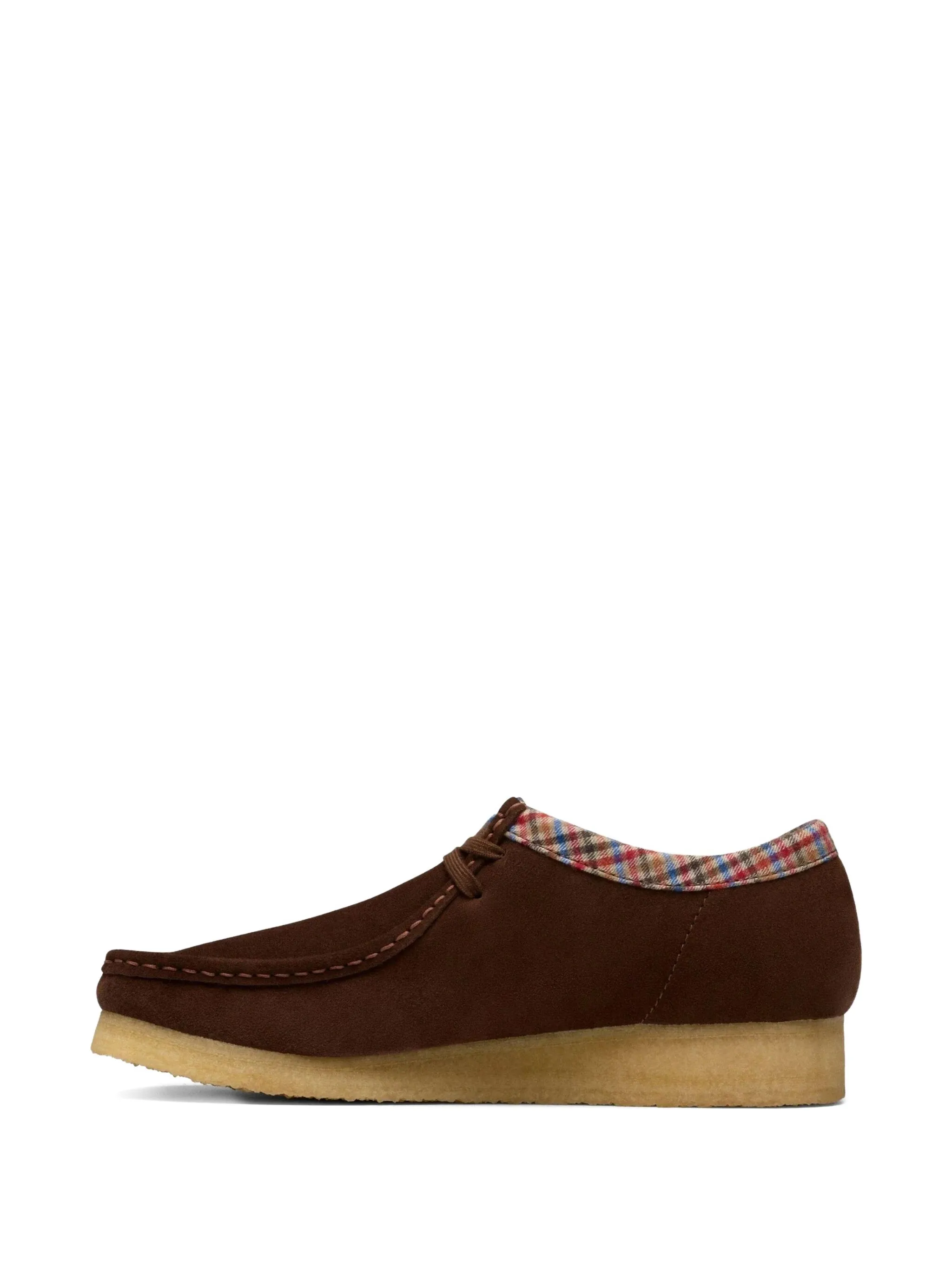Ботинки с отделкой в клетку Clarks Originals, коричневый — фото 4