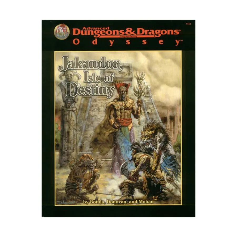 

Jakandor - Isle of Destiny, Advanced Dungeons & Dragons (2nd Edition) - Modules & Adventures, мягкая обложка