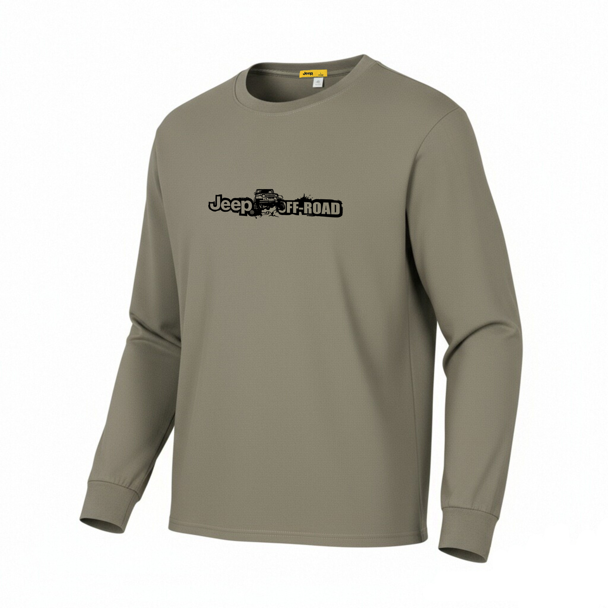 

Футболка с длинным рукавом Unisex Jeep, коричневый