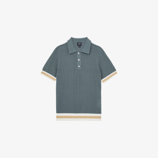 

Reiss x Ché Quinn хлопковая поло Reiss, синий