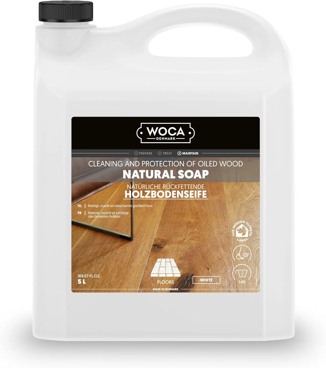 Мыло для деревянных полов белое Woca Wooden Floor Soap Woca