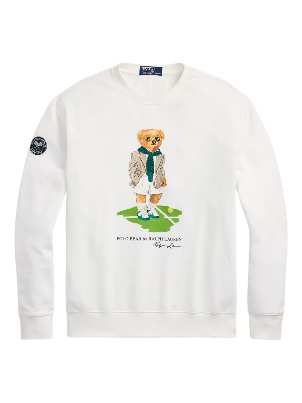 

Толстовка Polo Bear из коллаборации с Wimbeldon POLO RALPH LAUREN, белый