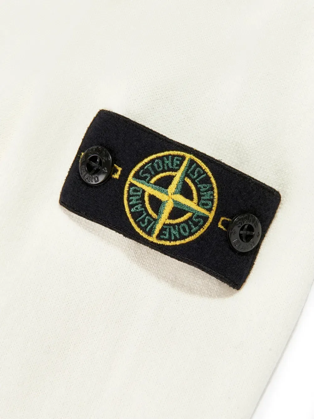 Свитер с круглым вырезом Stone Island Junior, нейтральный — фото 3