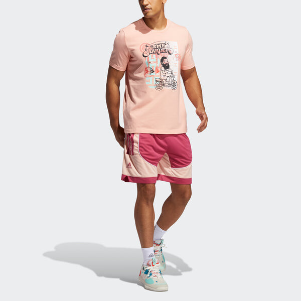 Футболка hdn avatar sc баскетбол athleisure casual sports короткий рукав Adidas, красный — фото 3