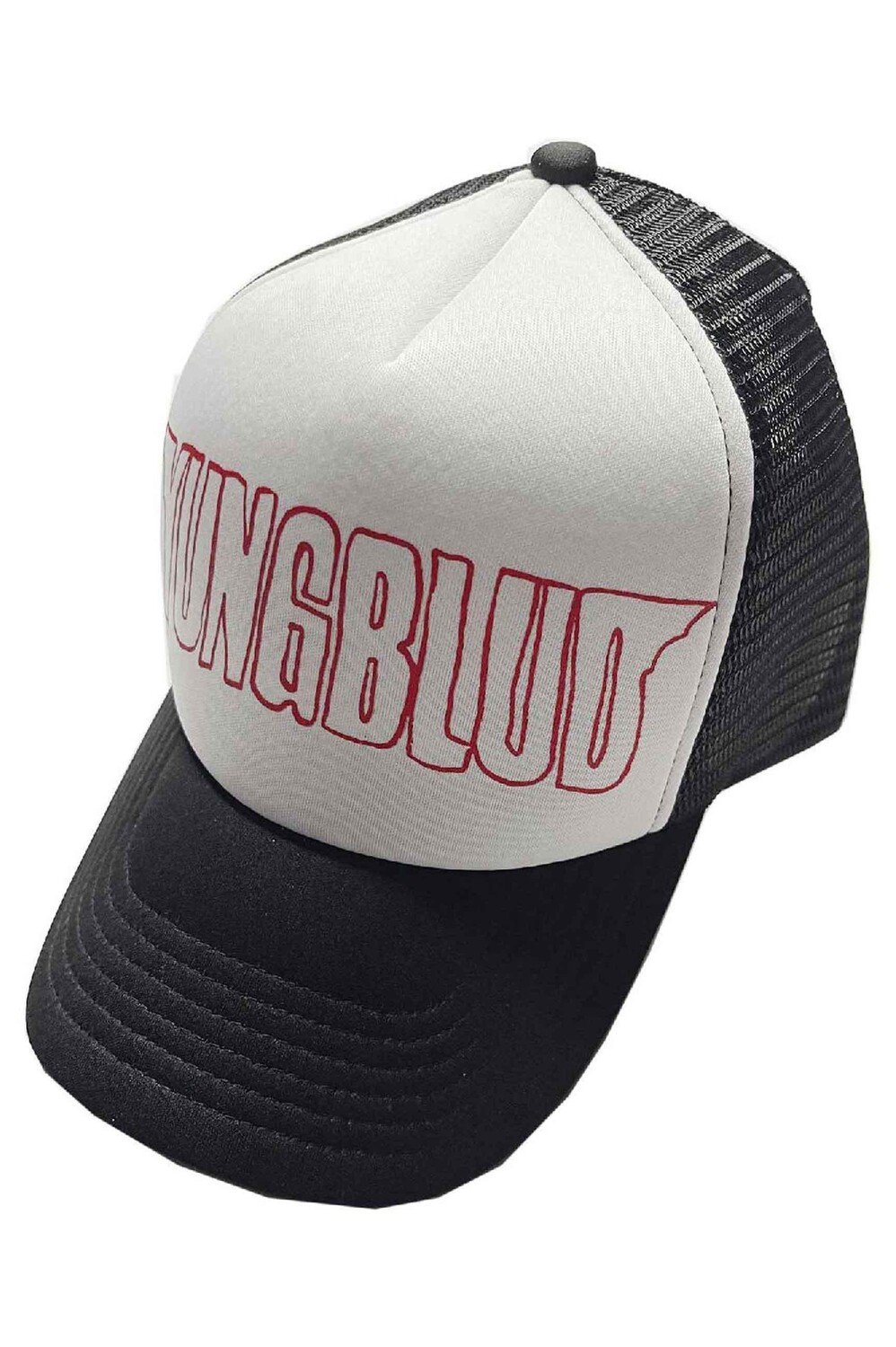

Красная бейсболка с логотипом Trucker Yungblud, черный