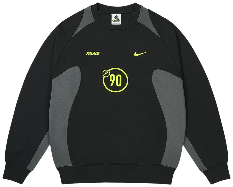

Толстовка Palace x Nike Total P90 Crew, черный