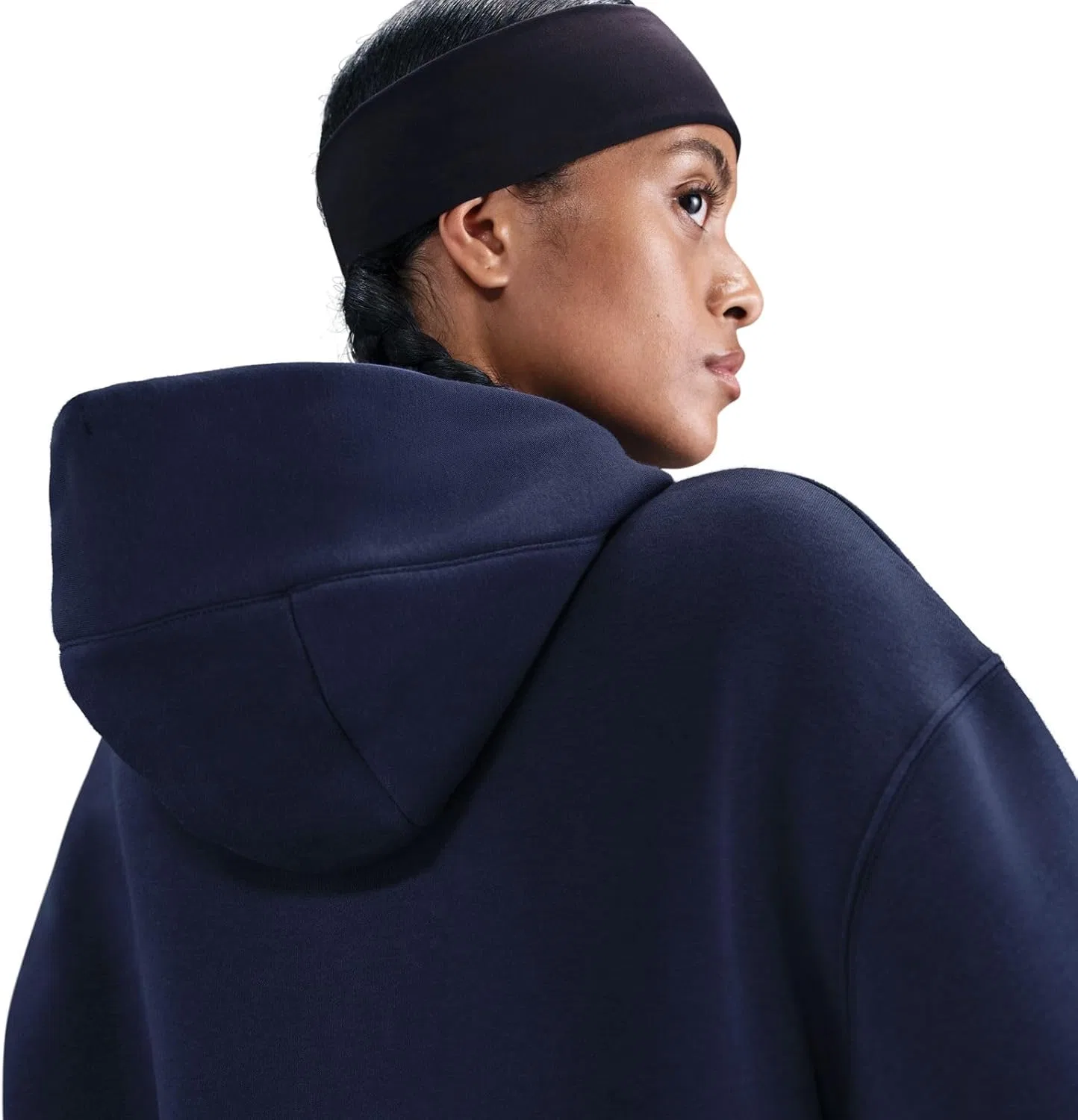 Худи Nike Sportswear Phoenix Fleece Oversized, Midnight Navy/Sail — фото 4