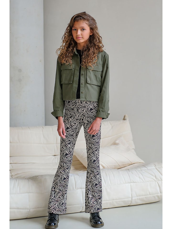 

Like Flo Брюки черно-кремового цвета