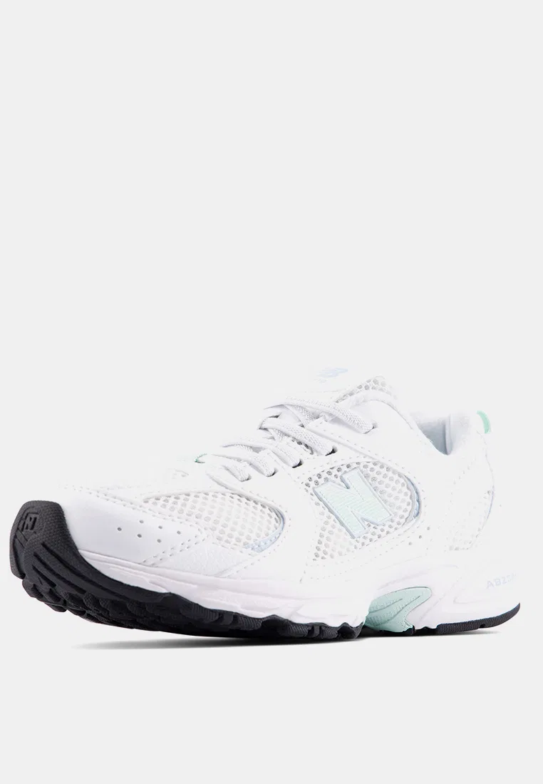 Кроссовки детские, шнуровка, 530 Bungee Lace Lifestyle, New Balance, белый — фото 2