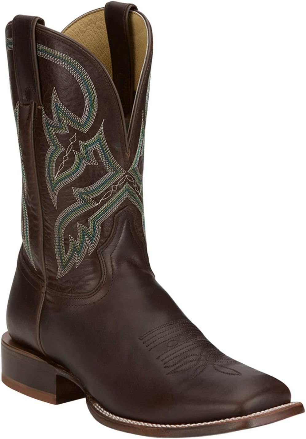 

Мужские классические кожаные ковбойские сапоги Tony Lama Wray 11 с прочной подошвой, обувь в стиле вестерн-ранчеро, Tobacco