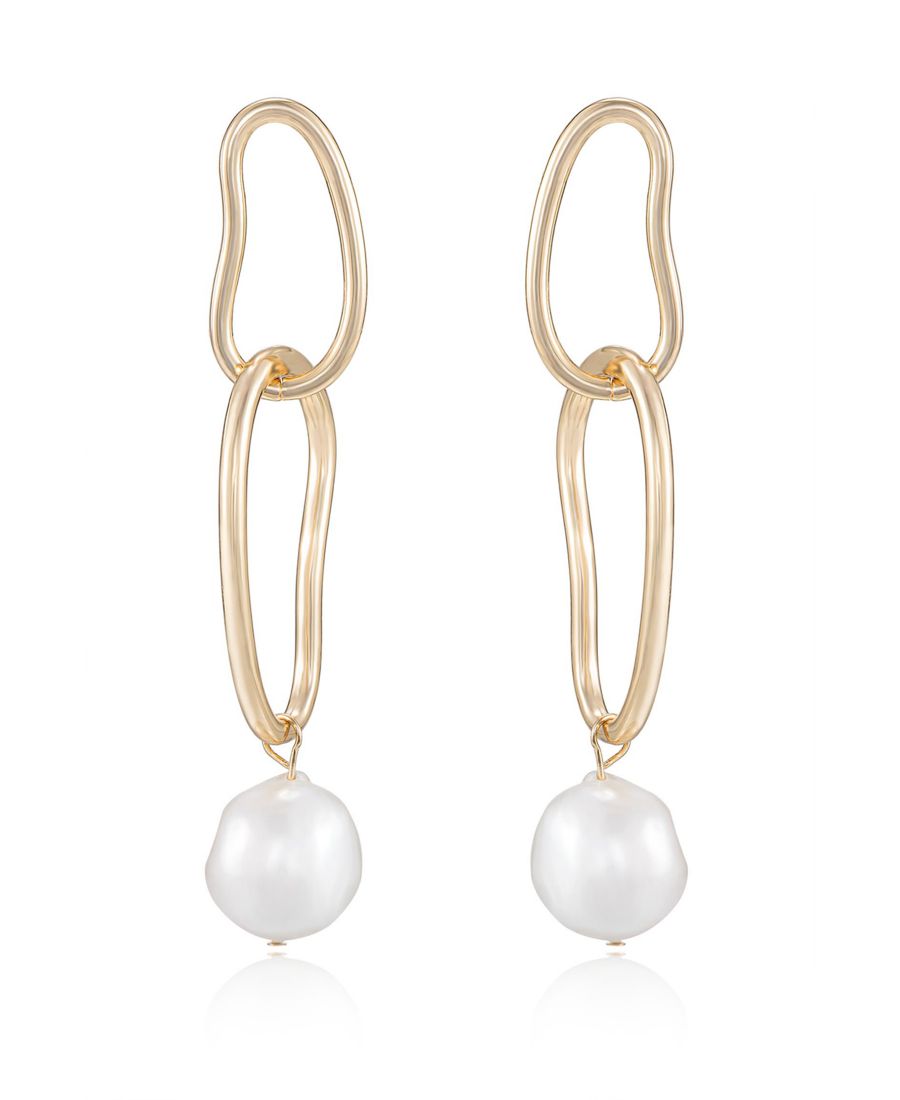 

Серьги-подвески Mara с культивированным жемчугом ETTIKA, Gold