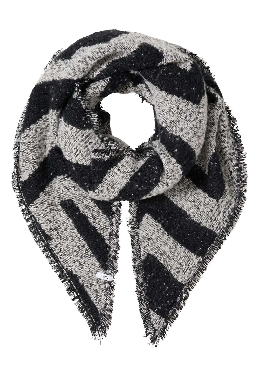 

CECIL Платок в светло-сером, черном