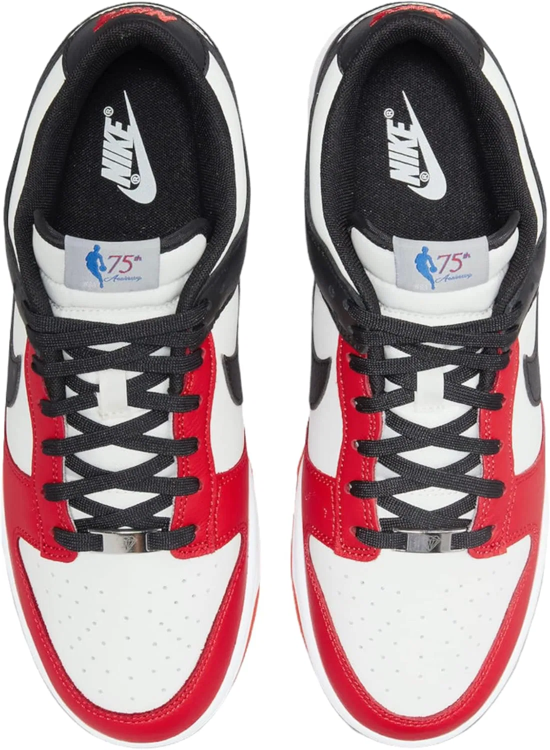 Кроссовки мужские Nike Dunk Low Retro, цвет Vela/Black/Chile Red — фото 4