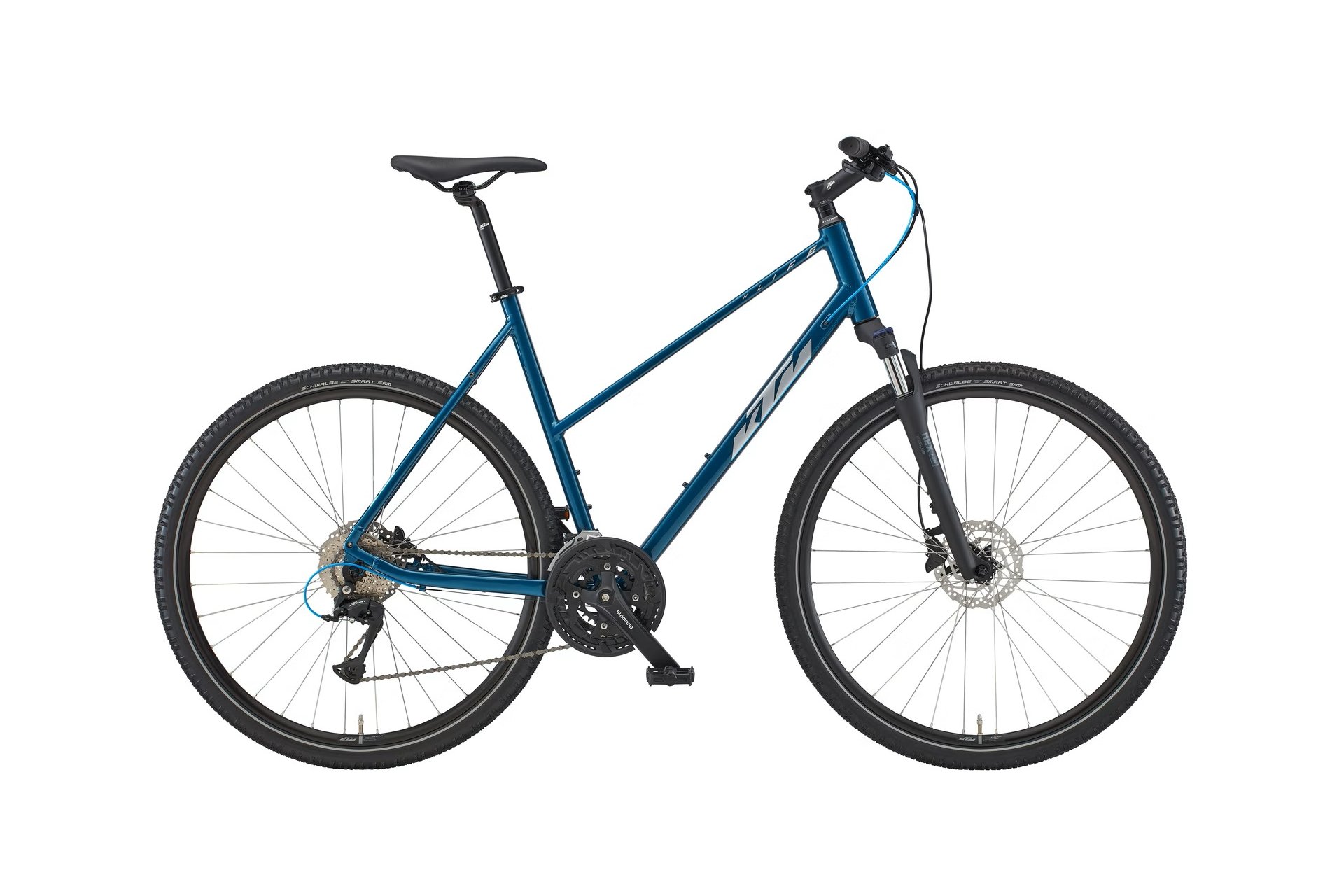 

Кроссовый велосипед KTM X-Life Road - 28 дюймов - Damen Sport - Aktion, цвет Silber|vital blue (silver+blue)
