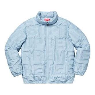

Куртка Supreme Bonded Logo Puffy Jacket 'Teal'