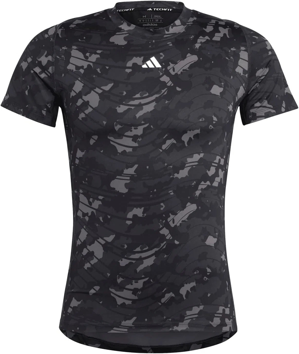 Футболка для тренировок adidas Techfit, черный — фото 3