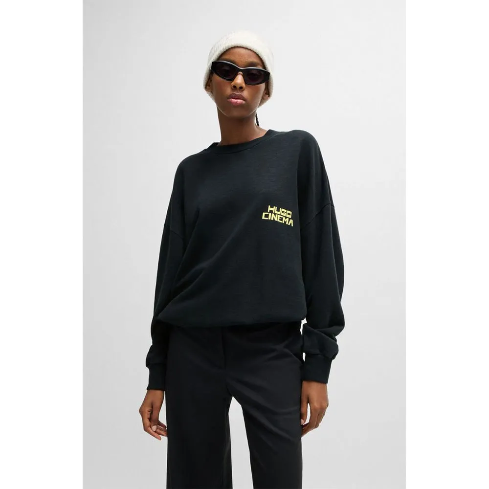 

Футболка HUGO Dargentix 10261723 Long sleeve, черный