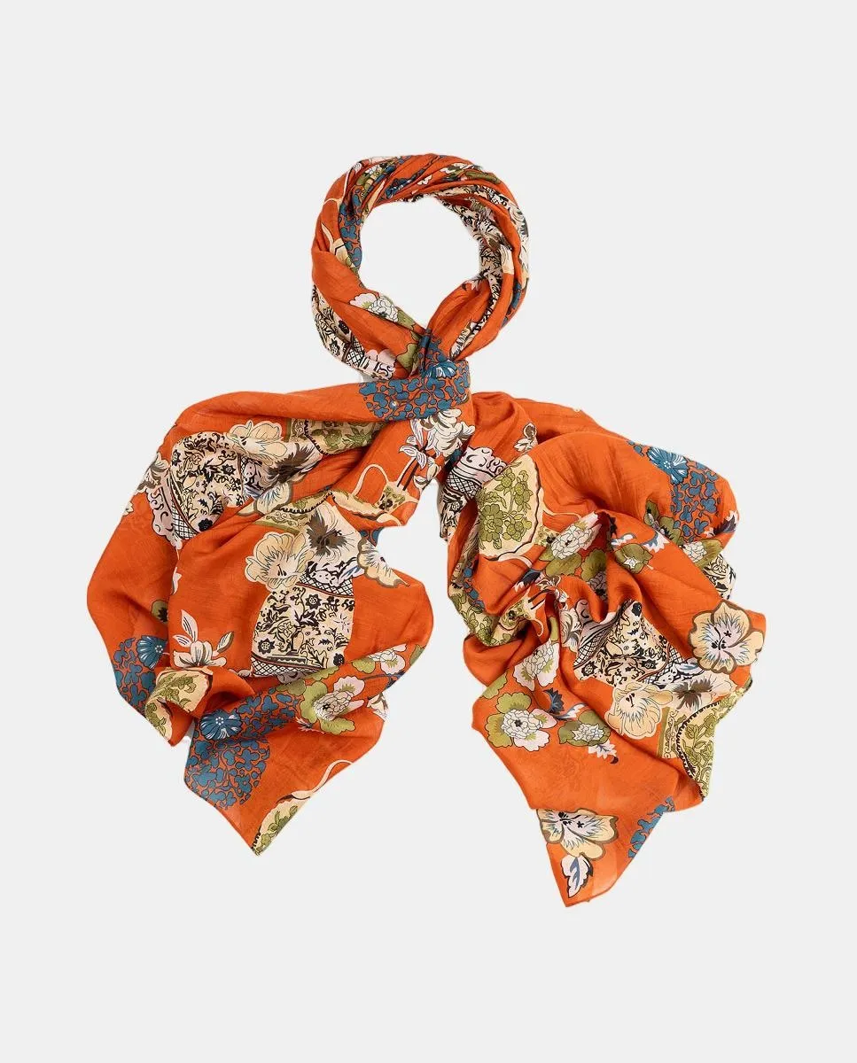 

Платок Fular One Hundred Stars, красный