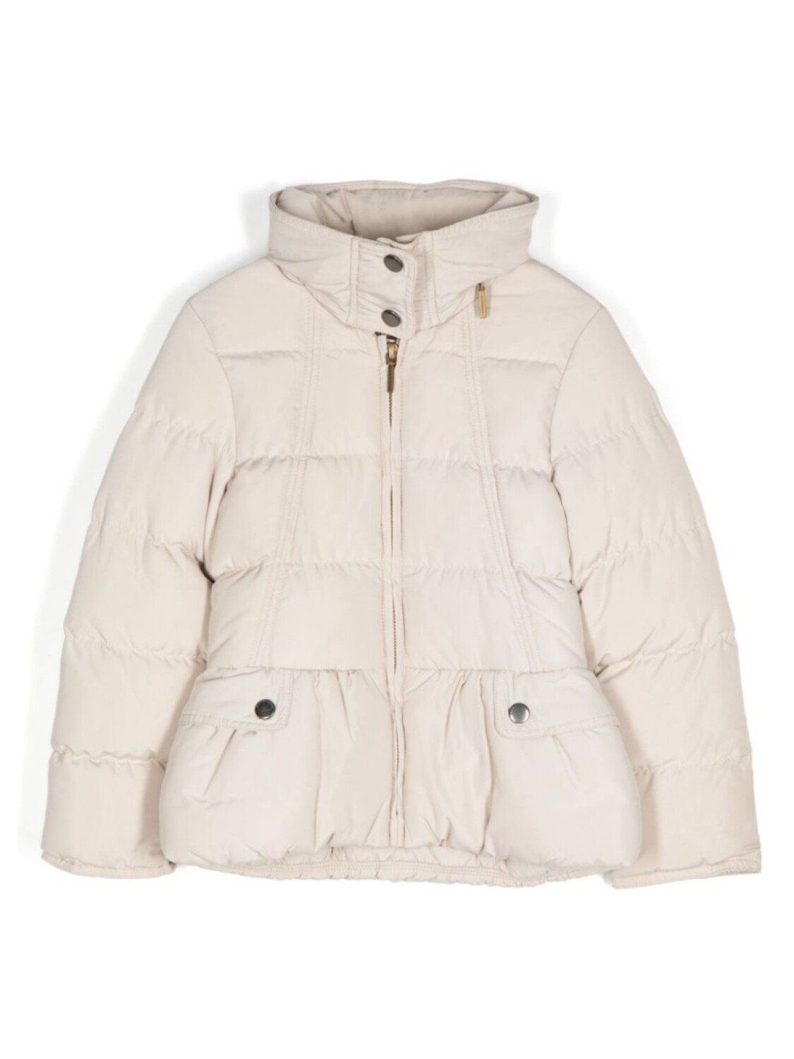 

Burberry Kids пуховик с капюшоном, серый