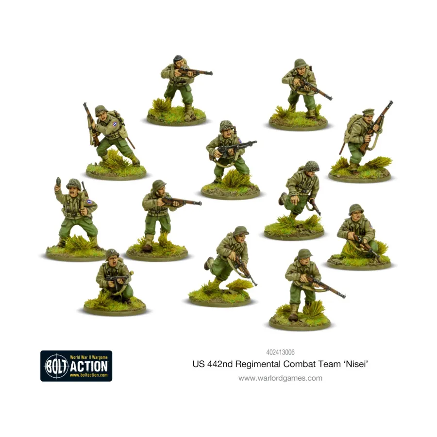 

442-я полковая боевая группа «Нисей», Bolt Action - US Army (28mm)