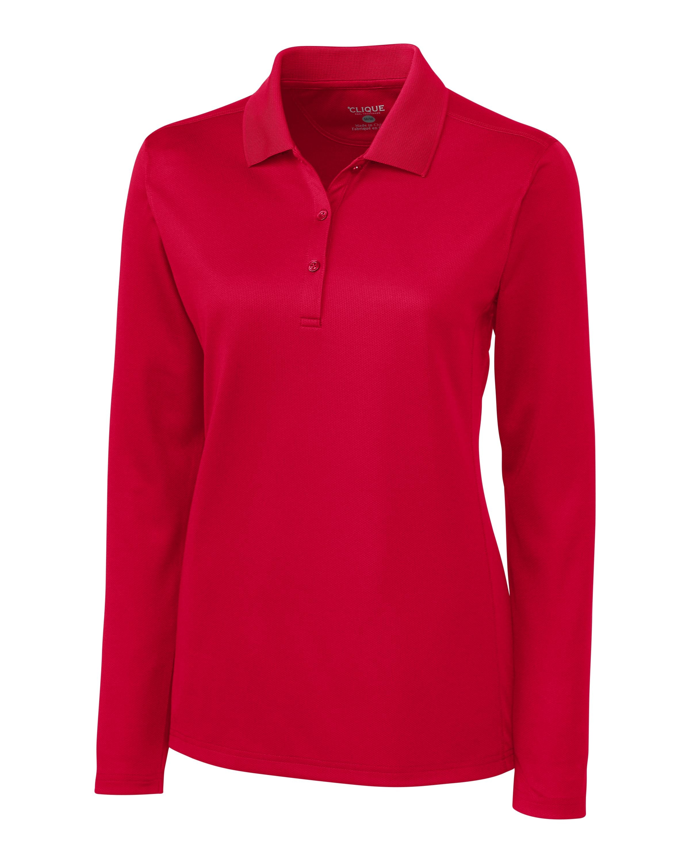 

Рубашка поло Clique L/S Ice Lady Pique, красный
