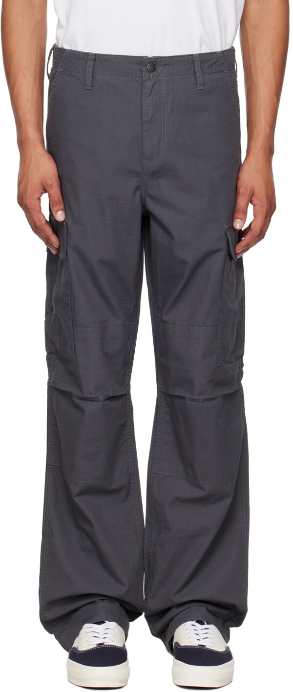 

Серые обычные брюки-карго Carhartt Work In Progress