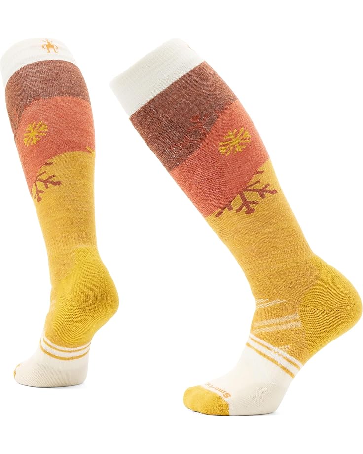 

Носки Smartwool Ski Full Cushion Snowpocalypse Pattern Over The Calf Socks, цвет Honey Gold