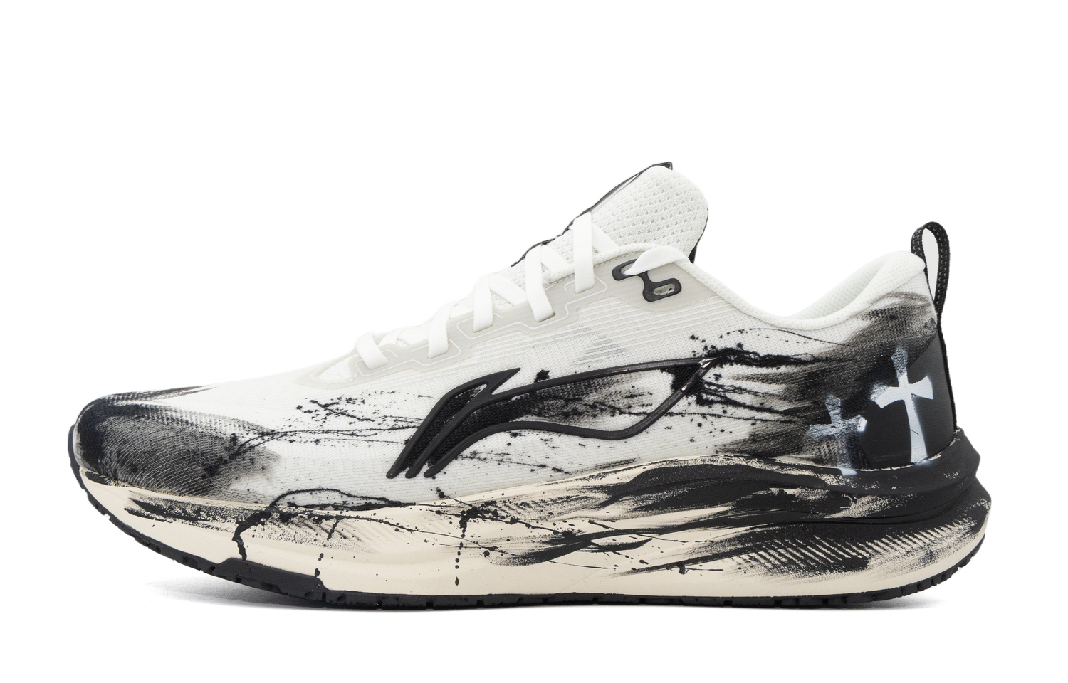 

Red Hare 8 Cushioning, Wear Resistant низкие повседневные кроссовки для мужчин LINING, черный/белый