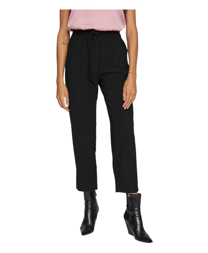 

Узкие укороченные брюки Vila, черный