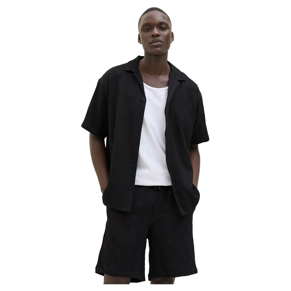 

Рубашка с коротким рукавом Jack & Jones Matteo Resort, черный