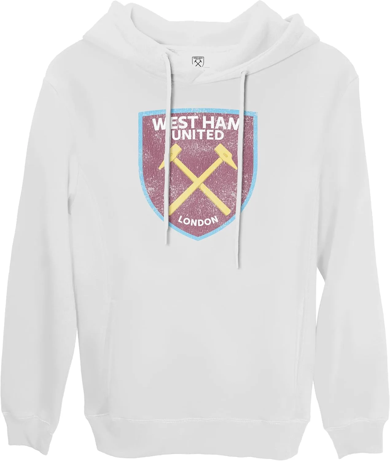 

Толстовка West Ham United с цветным значком — белая 1863FC