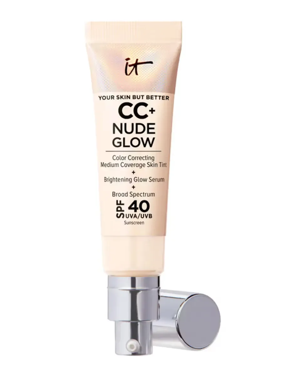 Тональная основа CC+ Nude Glow SPF 40+ It Cosmetics, Fair Ivry