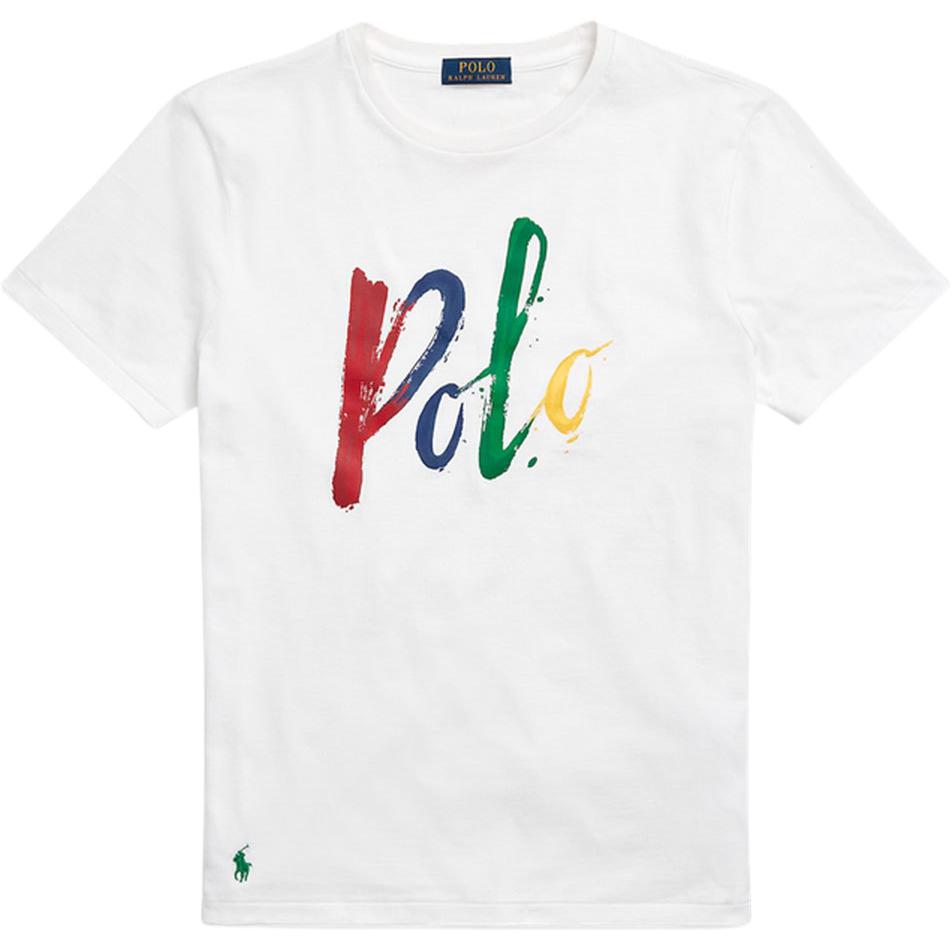 

Футболка из хлопка с логотипом Polo Ralph Lauren, белый