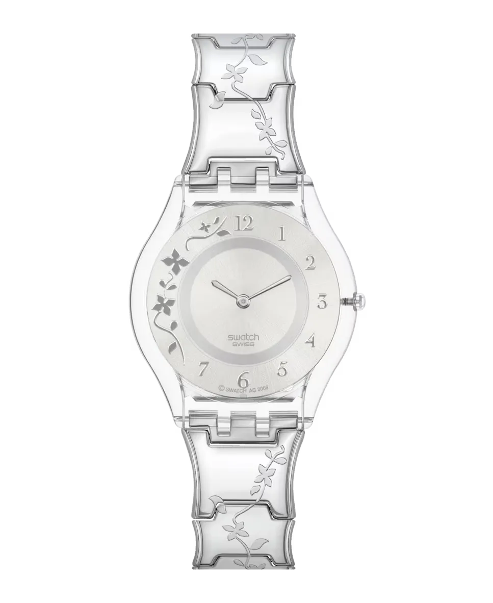 

Часы Climber Flowery Again с серым ремешком из нержавеющей стали Swatch