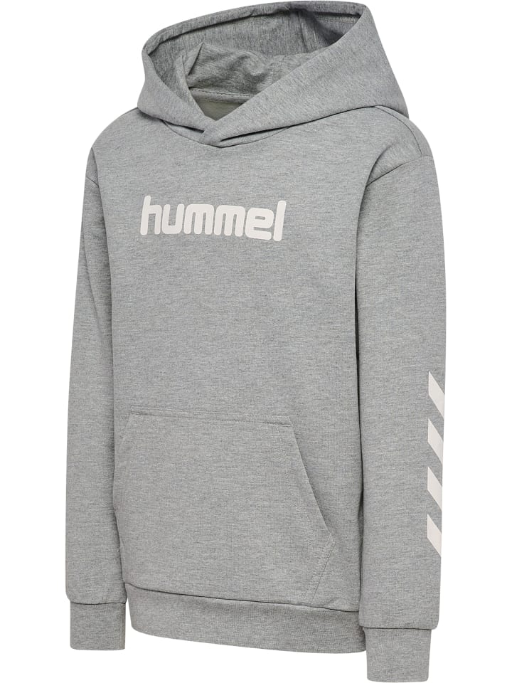 Hummel Детская толстовка с логотипом Hmljr, серо-меланкового цвета — фото 4