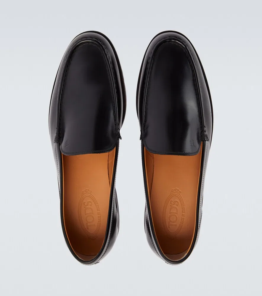 Кожаные лоферы Tod's, черный — фото 4