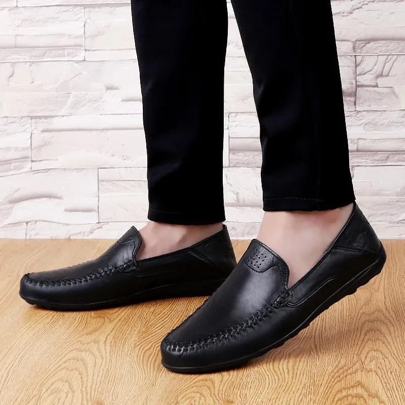 Лоферы мужские повседневные Adhdyuud, модель Driving Loafers, красно-коричневый — фото 4
