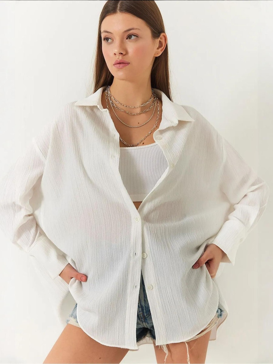 

Блуза Bianco Lucci, кремовый