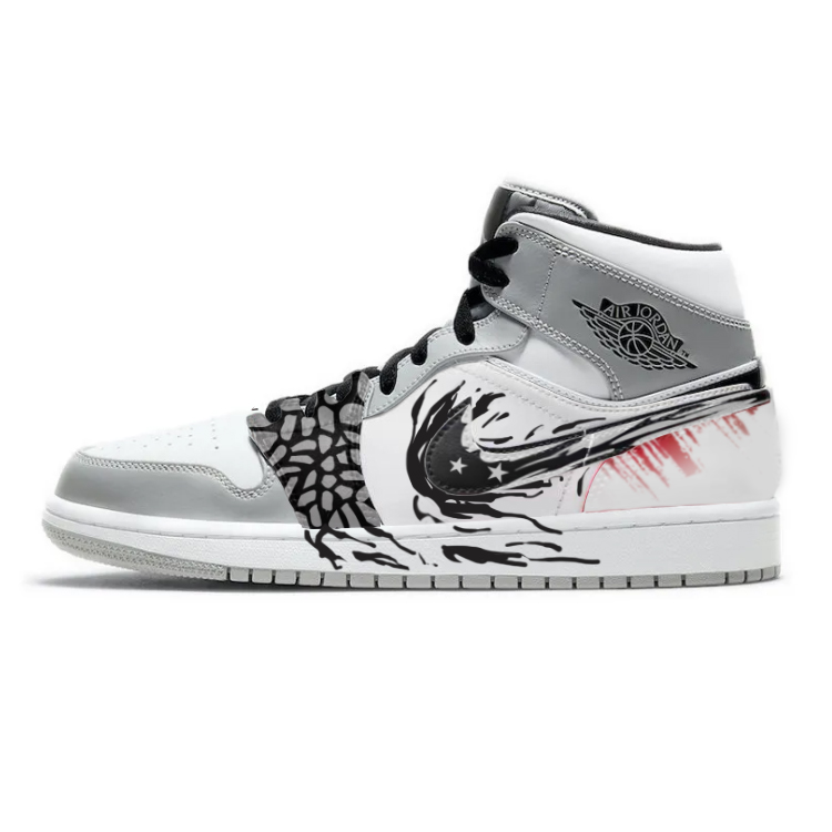 

Баскетбольные кроссовки Air 1 Vintage Men Mid-Top Grey/White Jordan