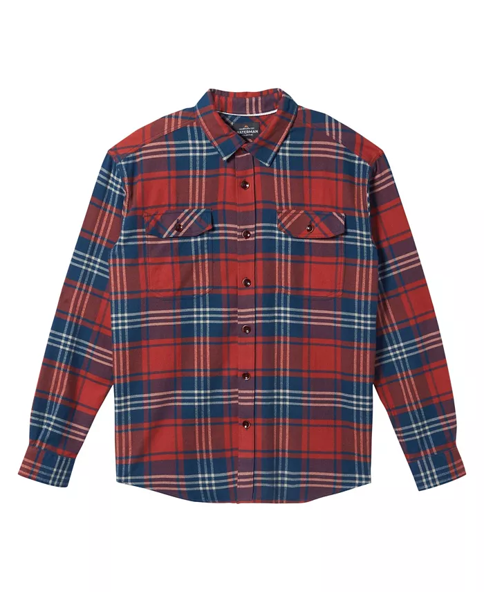 

Quiksilver Мужская фланелевая рубашка с длинным рукавом Revolution Quiksilver Waterman, синий