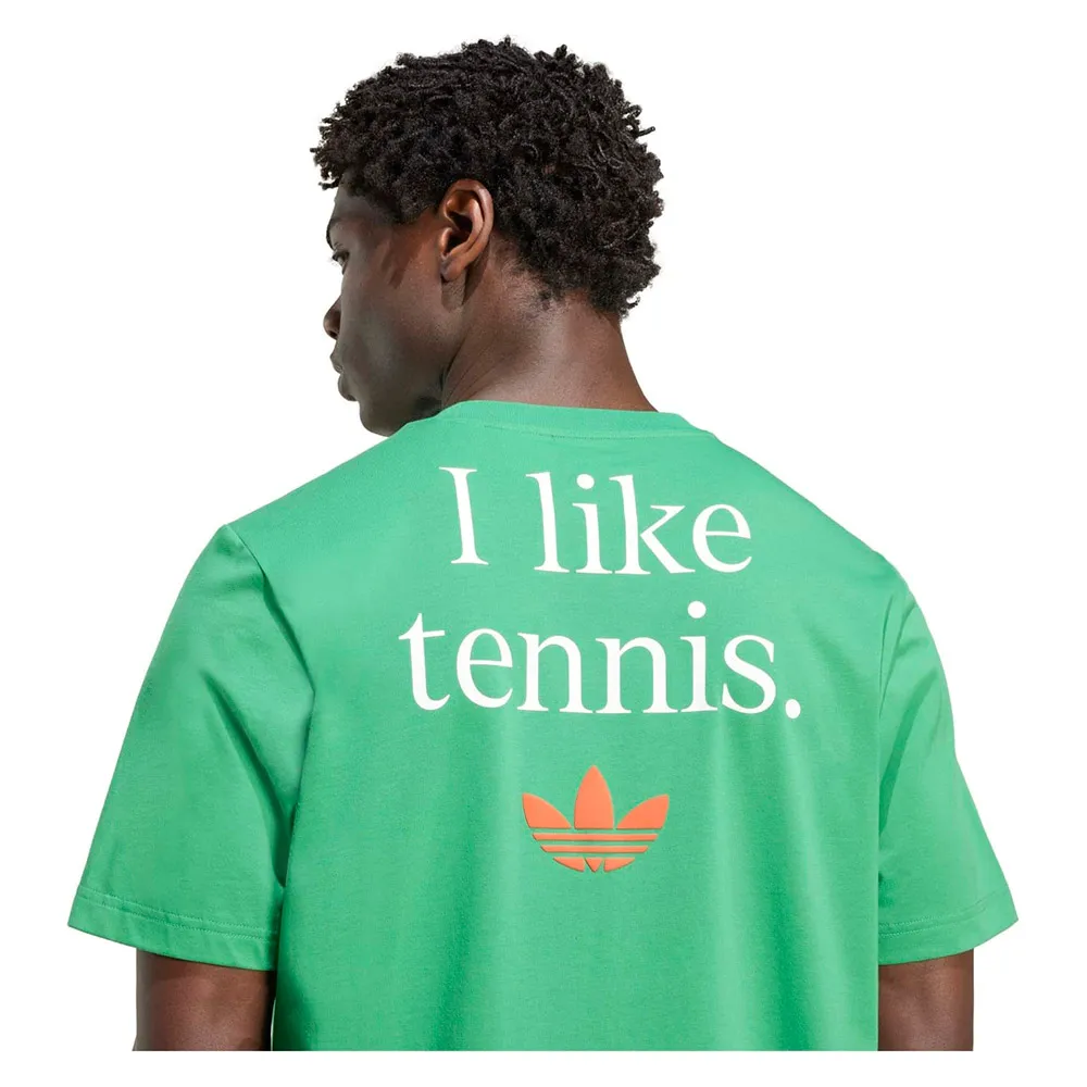 Футболка с коротким рукавом adidas Graphic Ori, зеленый — фото 4