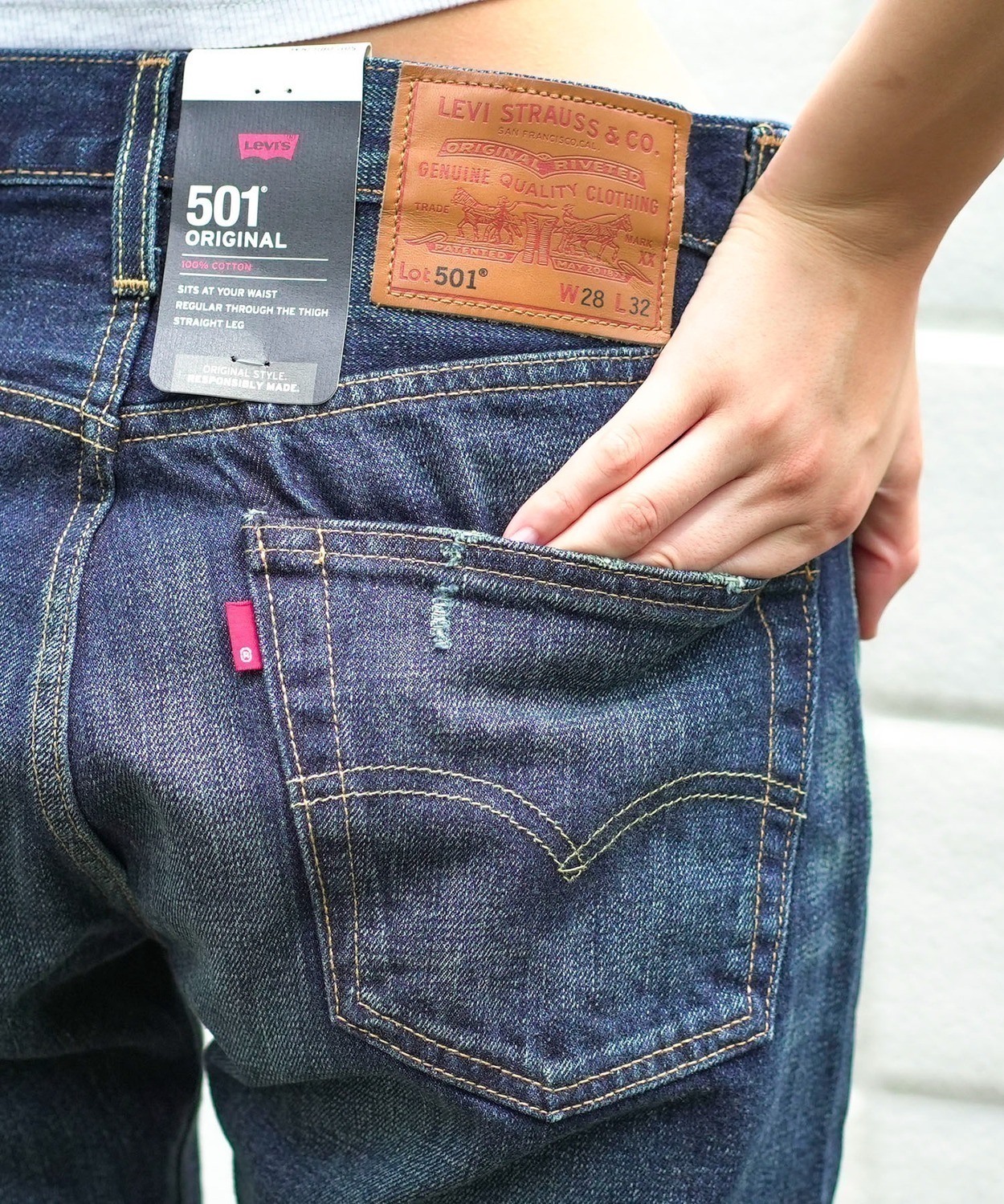 [LEVI'S] 501 Оригинальный крой, танины 00501-1485