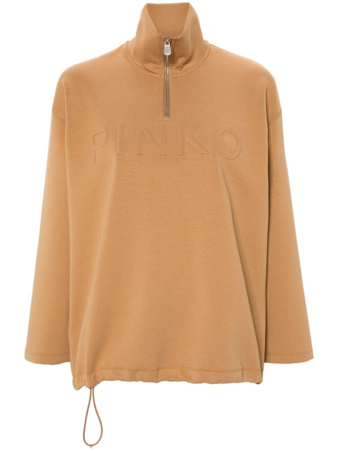 

PINKO толстовка с тисненым логотипом, нейтральный цвет
