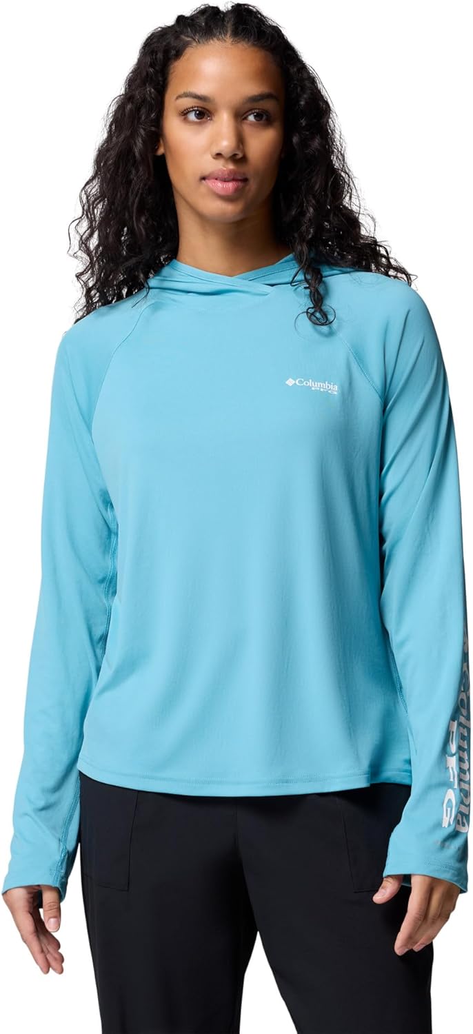 

Columbia женская толстовка Tidal Tee Ii с капюшоном, Vintage Blue