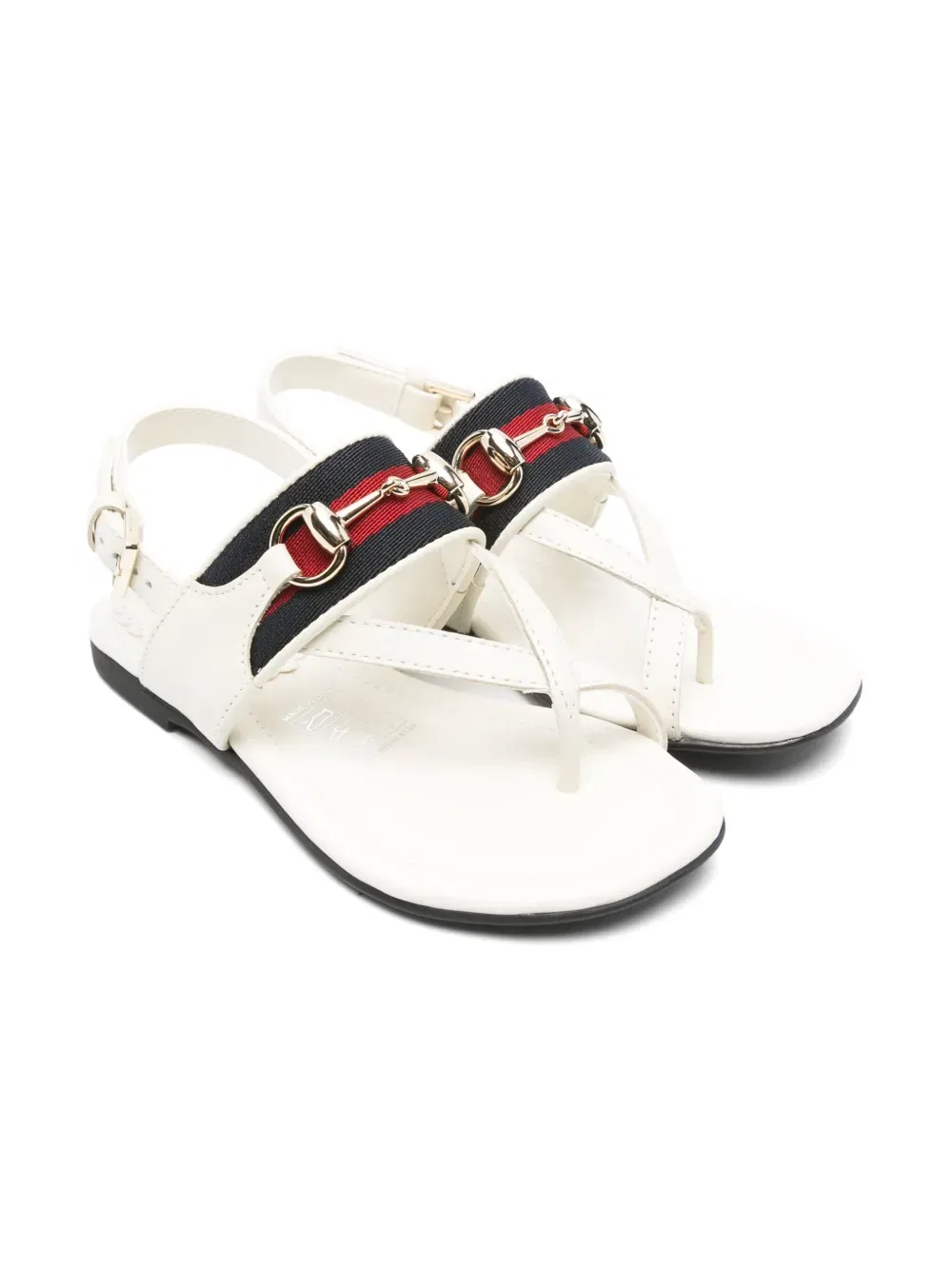 Сандалии Gucci Kids Web-detail, белый