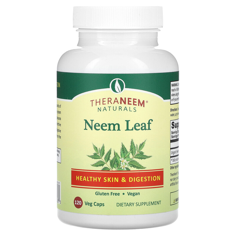 

Organix South, TheraNeem Naturals, листья нима, 480 мг, 120 растительных капсул